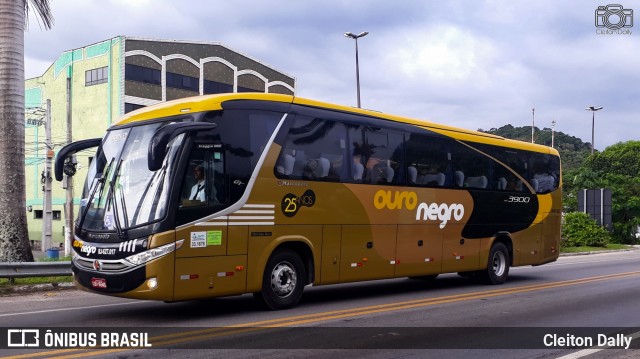 Ouro Negro Transportes e Turismo 3900 na cidade de Casimiro de Abreu, Rio de Janeiro, Brasil, por Cleiton Dally. ID da foto: 6652542.