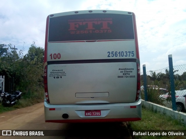 Francisquini Transportes e Turismo 100 na cidade de Mogi das Cruzes, São Paulo, Brasil, por Rafael Lopes de Oliveira. Número da foto: #6652069.