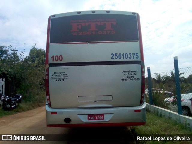 Francisquini Transportes e Turismo 100 na cidade de Mogi das Cruzes, São Paulo, Brasil, por Rafael Lopes de Oliveira. ID da foto: 6652069.