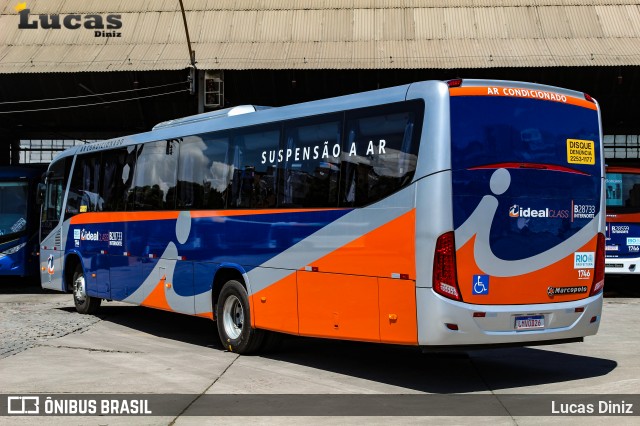 Viação Ideal B28733 na cidade de Rio de Janeiro, Rio de Janeiro, Brasil, por Lucas Diniz. ID da foto: 6654542.