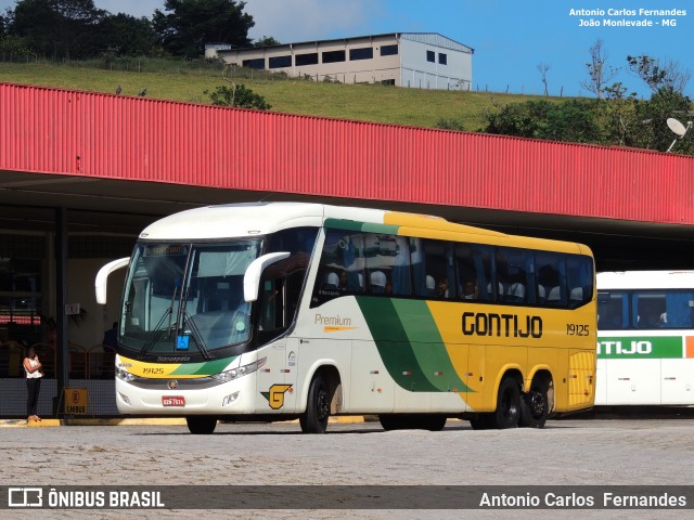 Empresa Gontijo de Transportes 19125 na cidade de João Monlevade, Minas Gerais, Brasil, por Antonio Carlos Fernandes. ID da foto: 6655163.