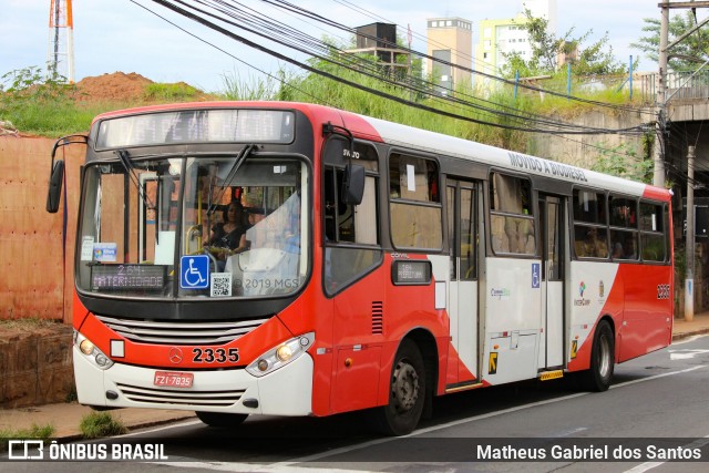 Expresso CampiBus 2335 na cidade de Campinas, São Paulo, Brasil, por Matheus Gabriel dos Santos. ID da foto: 6655003.