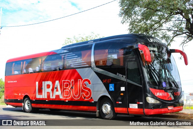 Lirabus 14107 na cidade de Campinas, São Paulo, Brasil, por Matheus Gabriel dos Santos. Número da foto: #6654973.