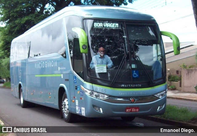 Viação Garcia 8365 na cidade de Apucarana, Paraná, Brasil, por Emanoel Diego.. Número da foto: #6656880.