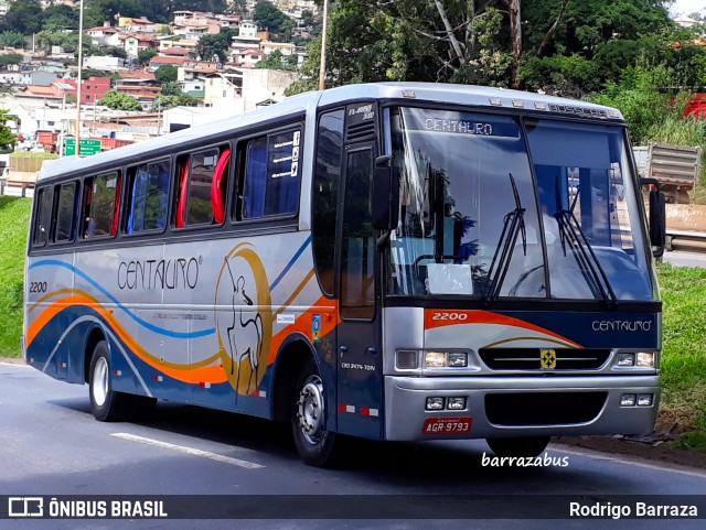 Centauro Turismo 2200 na cidade de Belo Horizonte, Minas Gerais, Brasil, por Rodrigo Barraza. ID da foto: 6656530.