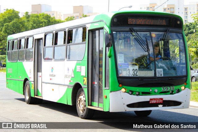 VB Transportes e Turismo 3939 na cidade de Campinas, São Paulo, Brasil, por Matheus Gabriel dos Santos. Número da foto: #6654969.