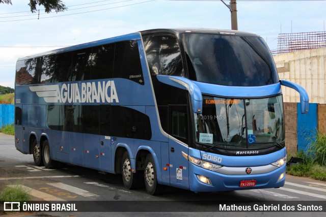 Viação Águia Branca 50160 na cidade de Campinas, São Paulo, Brasil, por Matheus Gabriel dos Santos. Número da foto: #6655011.