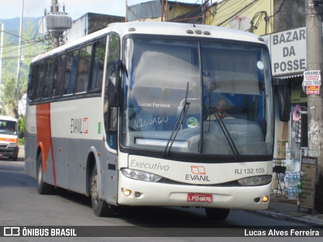 Evanil Transportes e Turismo RJ 132.105 na cidade de Nova Iguaçu, Rio de Janeiro, Brasil, por Lucas Alves Ferreira. Número da foto: #6656436.