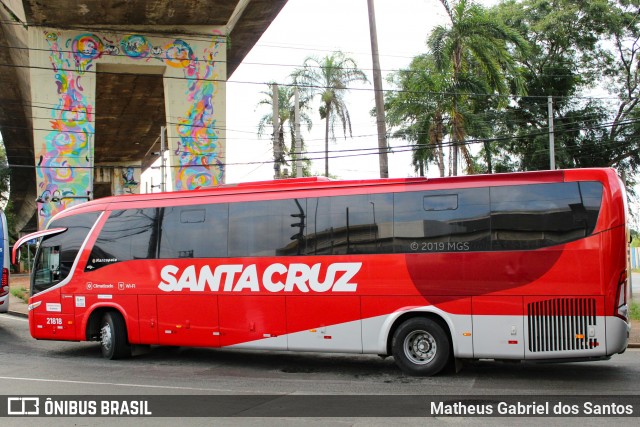Viação Santa Cruz 21818 na cidade de Campinas, São Paulo, Brasil, por Matheus Gabriel dos Santos. Número da foto: #6659017.