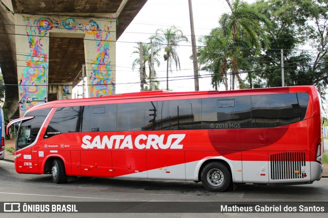 Viação Santa Cruz 21818 na cidade de Campinas, São Paulo, Brasil, por Matheus Gabriel dos Santos. ID da foto: 6659017.