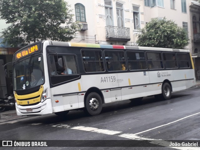 Real Auto Ônibus A41159 na cidade de Rio de Janeiro, Rio de Janeiro, Brasil, por João Gabriel. ID da foto: 6657293.