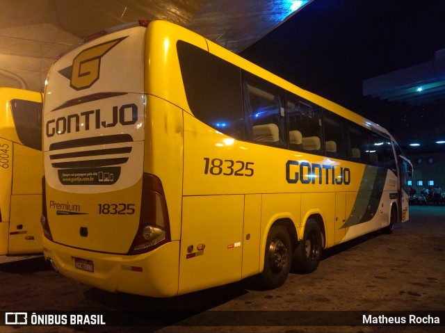 Empresa Gontijo de Transportes 18325 na cidade de Belo Horizonte, Minas Gerais, Brasil, por Matheus Rocha. Número da foto: #6658232.
