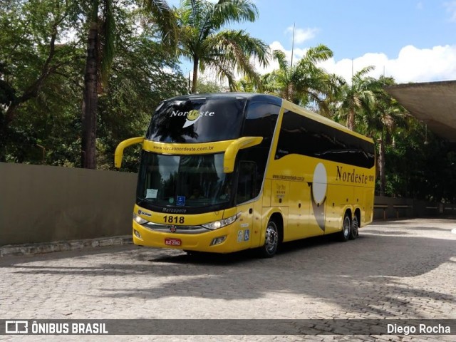 Viação Nordeste 1818 na cidade de Fortaleza, Ceará, Brasil, por Diego Rocha. Número da foto: #6658798.