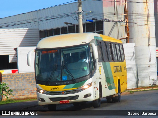 Empresa Gontijo de Transportes 3190 na cidade de Montes Claros, Minas Gerais, Brasil, por Gabriel Barbosa. Número da foto: #6657733.