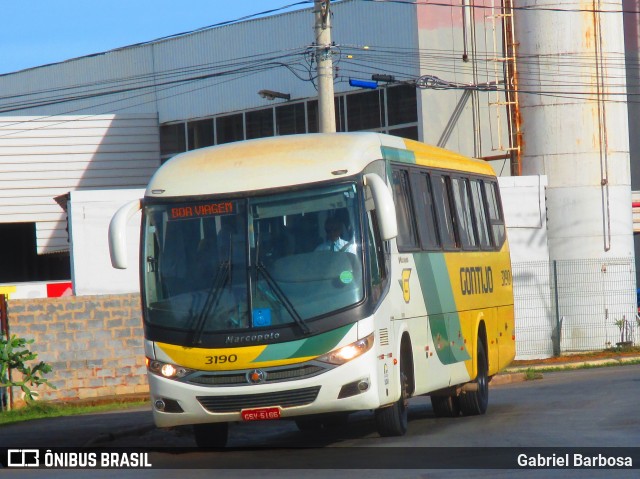 Empresa Gontijo de Transportes 3190 na cidade de Montes Claros, Minas Gerais, Brasil, por Gabriel Barbosa. ID da foto: 6657733.