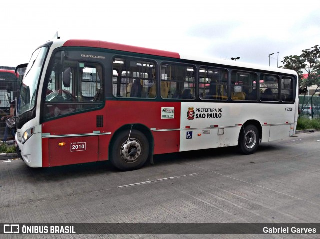 Pêssego Transportes 4 7256 na cidade de São Paulo, São Paulo, Brasil, por Gabriel Garves. Número da foto: #6658336.
