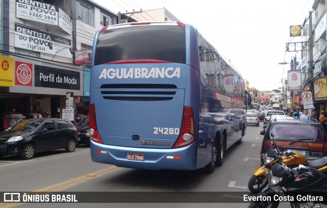 Viação Águia Branca 24280 na cidade de Cariacica, Espírito Santo, Brasil, por Everton Costa Goltara. Número da foto: #6659073.