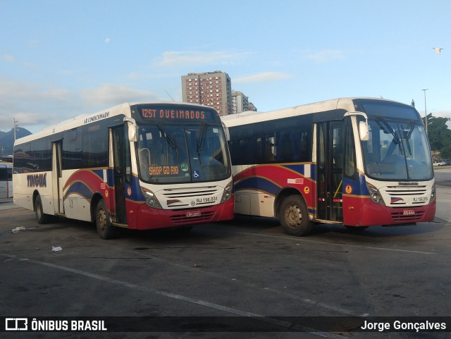 Transportadora Tinguá RJ 156.031 na cidade de Rio de Janeiro, Rio de Janeiro, Brasil, por Jorge Gonçalves. Número da foto: #6657658.