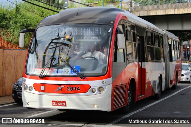 Itajaí Transportes Coletivos 2014 na cidade de Campinas, São Paulo, Brasil, por Matheus Gabriel dos Santos. ID da foto: 6658989.