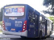 Auto Viação Urubupungá 20074 na cidade de Osasco, São Paulo, Brasil, por Bruno Aparecido. ID da foto: :id.