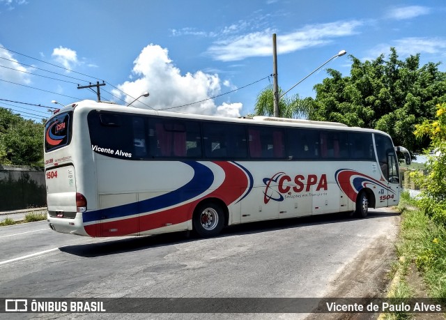 CSPA Transportes e Turismo 1504 na cidade de Aparecida, São Paulo, Brasil, por Vicente de Paulo Alves. Número da foto: #6660098.