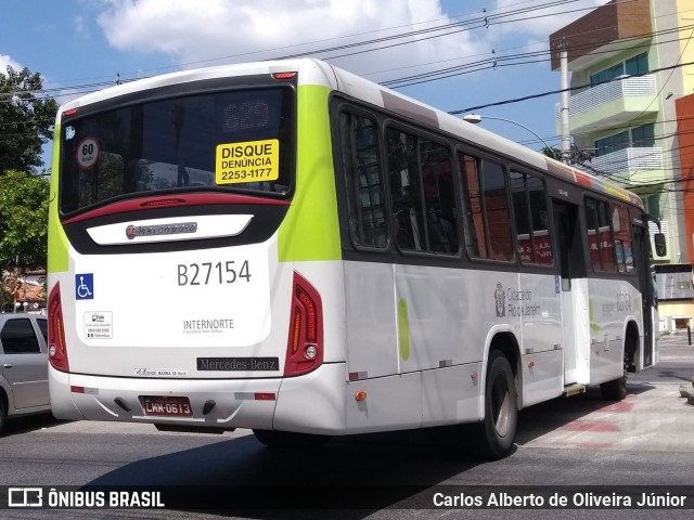 Caprichosa Auto Ônibus B27154 na cidade de Rio de Janeiro, Rio de Janeiro, Brasil, por Carlos Alberto de Oliveira Júnior. Número da foto: #6661828.
