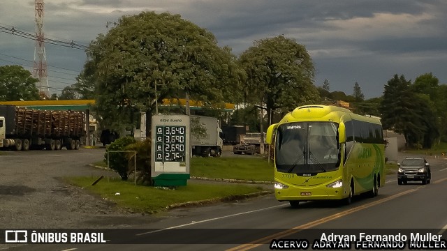 Viação Garcia 7789 na cidade de Tibagi, Paraná, Brasil, por Adryan Fernando Muller. Número da foto: #6662337.