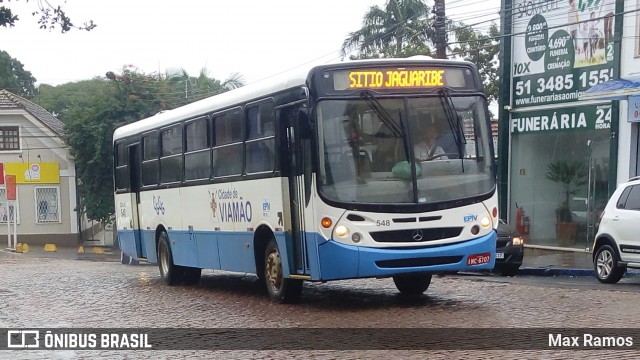 Empresa de Transporte Coletivo Viamão 548 na cidade de Viamão, Rio Grande do Sul, Brasil, por Max Ramos. Número da foto: #6661871.
