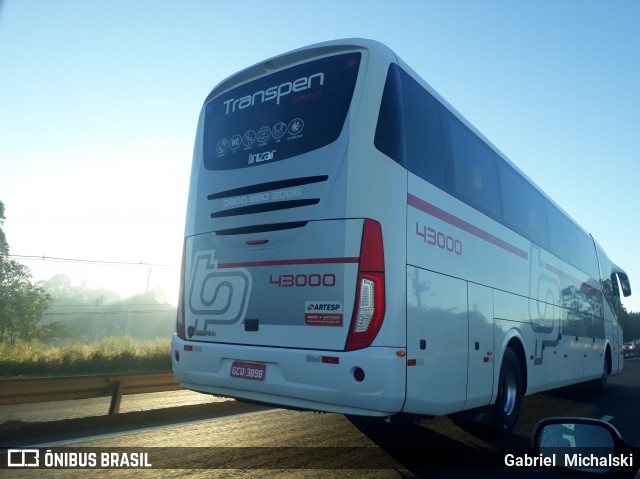 Transpen Transporte Coletivo e Encomendas 43000 na cidade de Ponta Grossa, Paraná, Brasil, por Gabriel Michalski. ID da foto: 6662525.