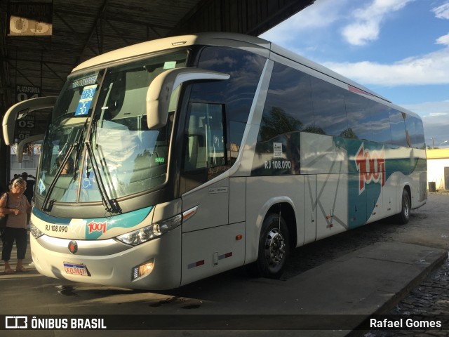 Auto Viação 1001 RJ 108.090 na cidade de Campos dos Goytacazes, Rio de Janeiro, Brasil, por Rafael Gomes . Número da foto: #6662570.