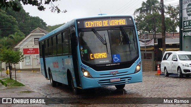 Empresa de Transporte Coletivo Viamão 8346 na cidade de Viamão, Rio Grande do Sul, Brasil, por Max Ramos. Número da foto: #6661850.