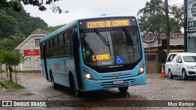 Empresa de Transporte Coletivo Viamão 8346 na cidade de Viamão, Rio Grande do Sul, Brasil, por Max Ramos. ID da foto: 6661850.