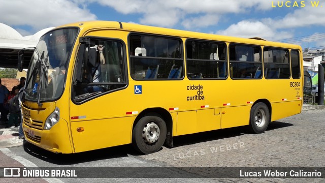 Transporte Coletivo Glória BC934 na cidade de Curitiba, Paraná, Brasil, por Lucas Weber Calizario. Número da foto: #6661092.