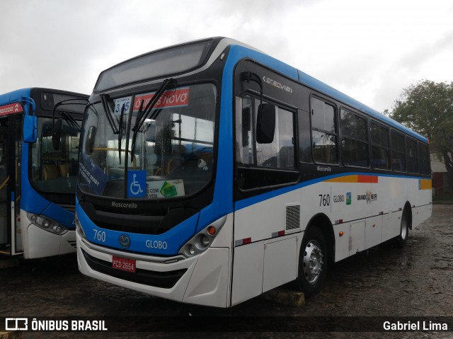Transportadora Globo 760 na cidade de Recife, Pernambuco, Brasil, por Gabriel Lima. Número da foto: #6660734.