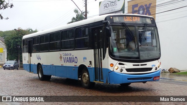 Empresa de Transporte Coletivo Viamão 546 na cidade de Viamão, Rio Grande do Sul, Brasil, por Max Ramos. ID da foto: 6659907.