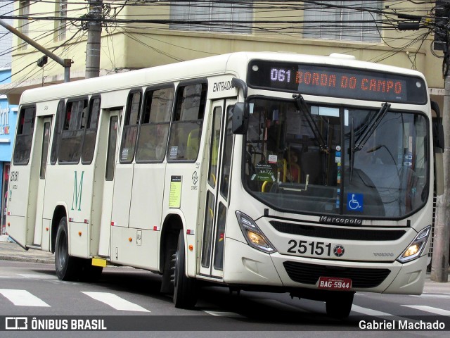 Viação Castelo Branco 25151 na cidade de Curitiba, Paraná, Brasil, por Gabriel Machado. ID da foto: 6665393.