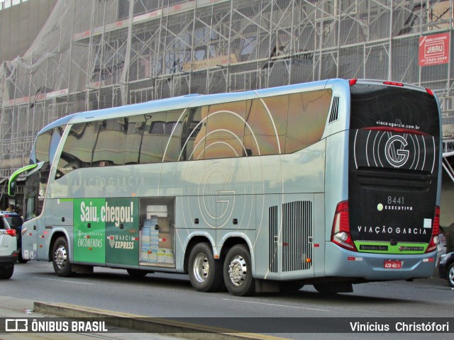 Viação Garcia 8441 na cidade de Rio de Janeiro, Rio de Janeiro, Brasil, por Vinícius  Christófori. Número da foto: #6663503.