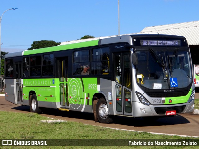 Viação Garcia 8923 na cidade de Maringá, Paraná, Brasil, por Fabricio do Nascimento Zulato. ID da foto: 6665612.