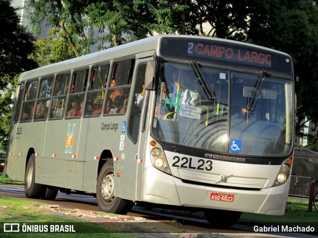 Empresa de Ônibus Campo Largo 22L23 na cidade de Curitiba, Paraná, Brasil, por Gabriel Machado. Número da foto: #6665365.