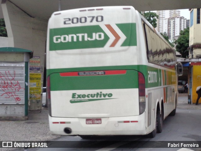 Empresa Gontijo de Transportes 20070 na cidade de Belo Horizonte, Minas Gerais, Brasil, por Fabri Ferreira. ID da foto: 6663492.