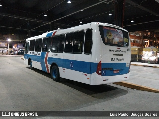 Viação Nossa Senhora da Penha RJ 188.076 na cidade de Nova Iguaçu, Rio de Janeiro, Brasil, por Luis Paulo  Bouças Soares. ID da foto: 6664022.