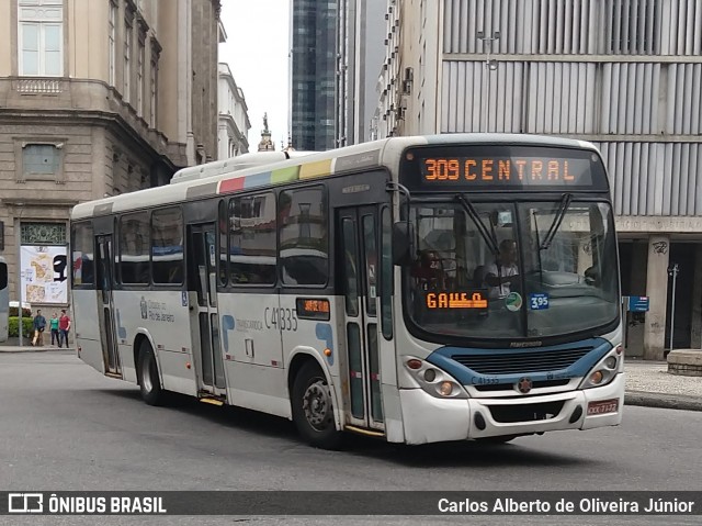 Real Auto Ônibus C41335 na cidade de Rio de Janeiro, Rio de Janeiro, Brasil, por Carlos Alberto de Oliveira Júnior. ID da foto: 6665352.