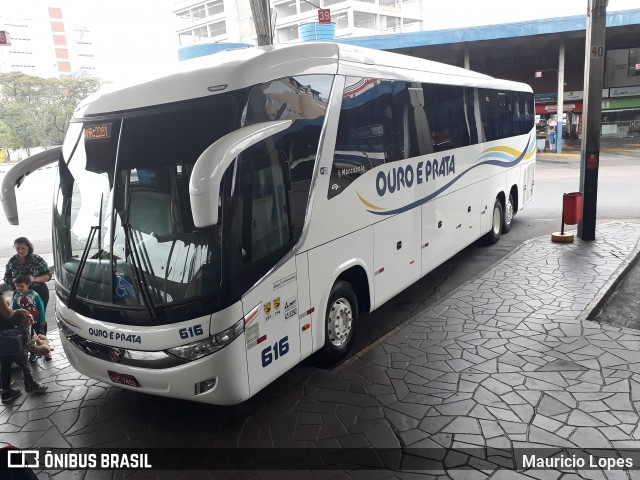 Viação Ouro e Prata 616 na cidade de Porto Alegre, Rio Grande do Sul, Brasil, por Mauricio Lopes. Número da foto: #6664026.
