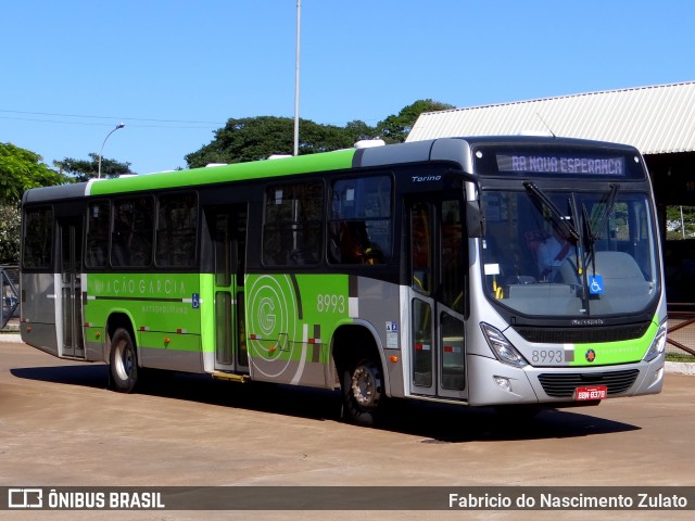 Viação Garcia 8993 na cidade de Maringá, Paraná, Brasil, por Fabricio do Nascimento Zulato. ID da foto: 6665643.