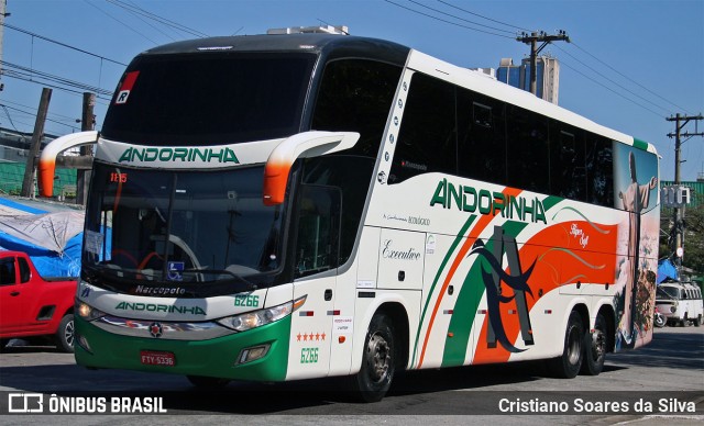 Empresa de Transportes Andorinha 6266 na cidade de São Paulo, São Paulo, Brasil, por Cristiano Soares da Silva. ID da foto: 6664830.