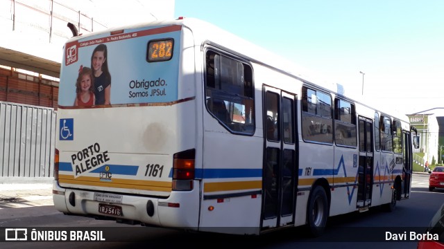 Trevo Transportes Coletivos 1161 na cidade de Porto Alegre, Rio Grande do Sul, Brasil, por Davi Borba. ID da foto: 6663962.