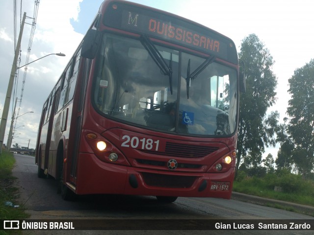 Auto Viação São José dos Pinhais 20181 na cidade de São José dos Pinhais, Paraná, Brasil, por Gian Lucas  Santana Zardo. ID da foto: 6665656.