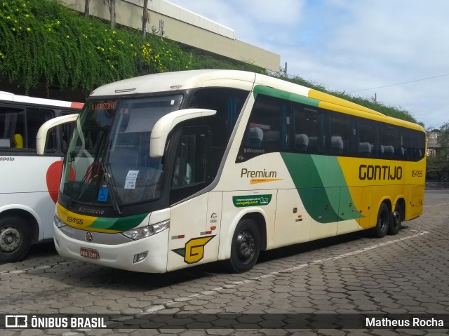 Empresa Gontijo de Transportes 18455 na cidade de Belo Horizonte, Minas Gerais, Brasil, por Matheus Rocha. ID da foto: 6616678.