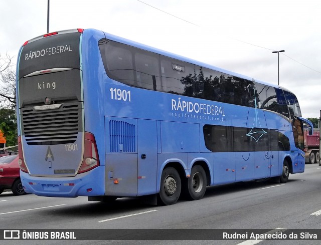 Rápido Federal 11901 na cidade de São Paulo, São Paulo, Brasil, por Rudnei Aparecido da Silva. Número da foto: #6616091.