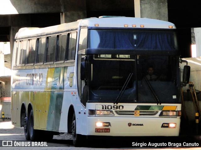 Empresa Gontijo de Transportes 11090 na cidade de Belo Horizonte, Minas Gerais, Brasil, por Sérgio Augusto Braga Canuto. ID da foto: 6616476.